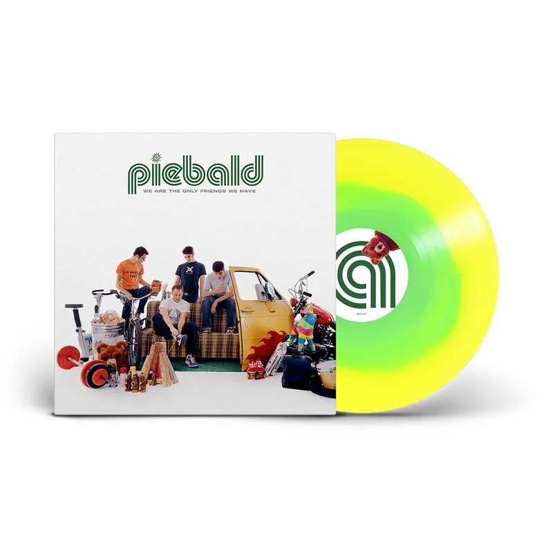 PIEBALD 'WE ARE THE ONLY FRIENDS WE HAVE' LP (Limited Edition  Only 200 Made, Green Inside Yellow Vinyl)