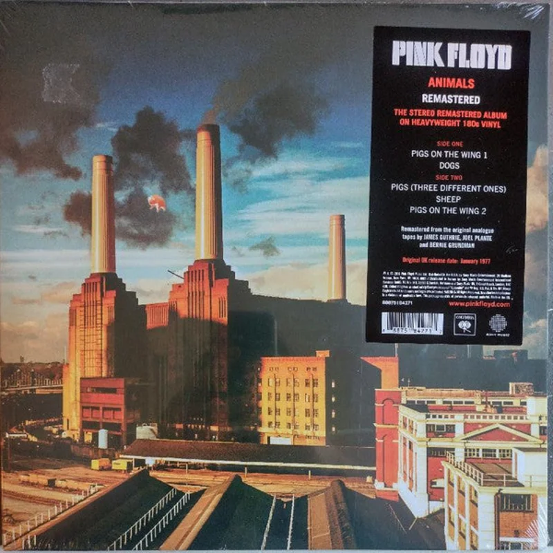 Pink Floyd - Animals (LP, Album, RE, RM, Gat) (Mint (M))