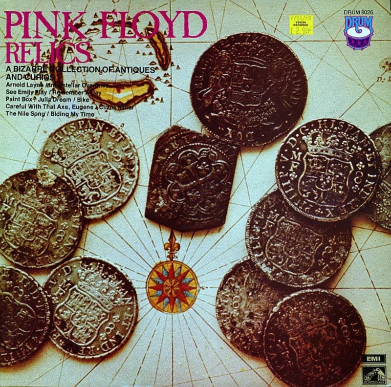 Pink Floyd - Relics (A Bizarre Collection Of Antiques And Curios) (LP, Comp, RE) (Very Good Plus (VG+))