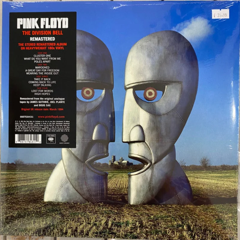 Pink Floyd - The Division Bell (2xLP, Album, RE, RM, 180) (Mint (M))