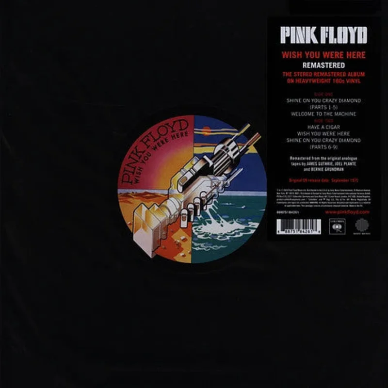 Pink Floyd - Wish You Were Here (LP, Album, RE, RM, RP, 180) (Mint (M))