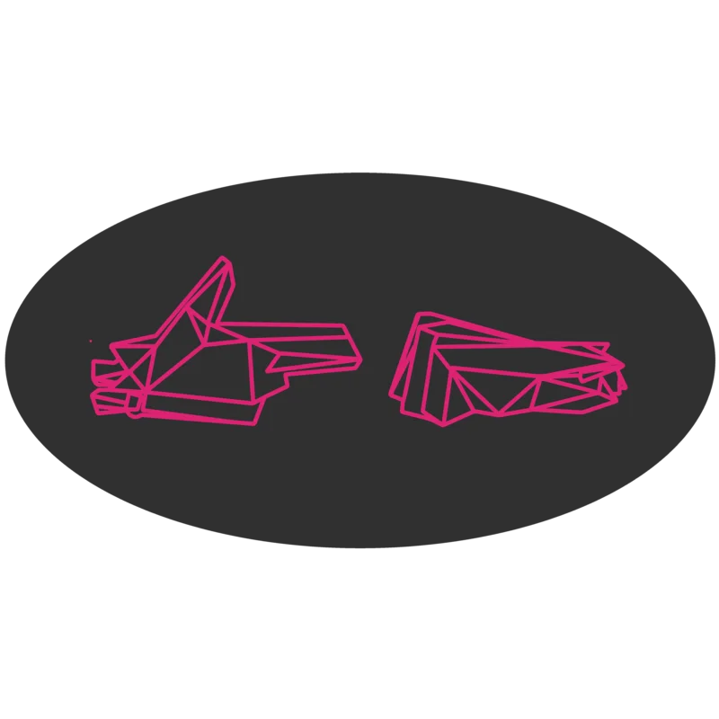 PISTOL FIST WINDOW DECAL