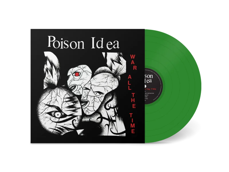 POISON IDEA 'WAR ALL THE TIME' LP (Opaque Green Vinyl)