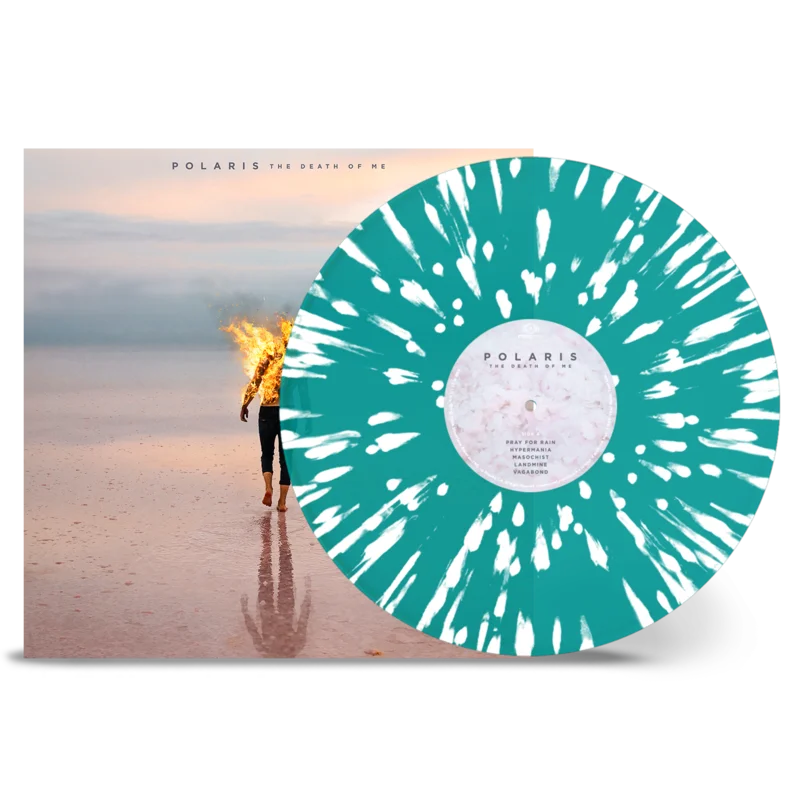 Polaris - 'Death of Me' Transparent Turquoise with White Splatter Vinyl
