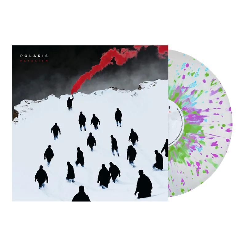 Polaris - 'Fatalism' Clear w/ Green + Violet + Curacao Splatter Vinyl