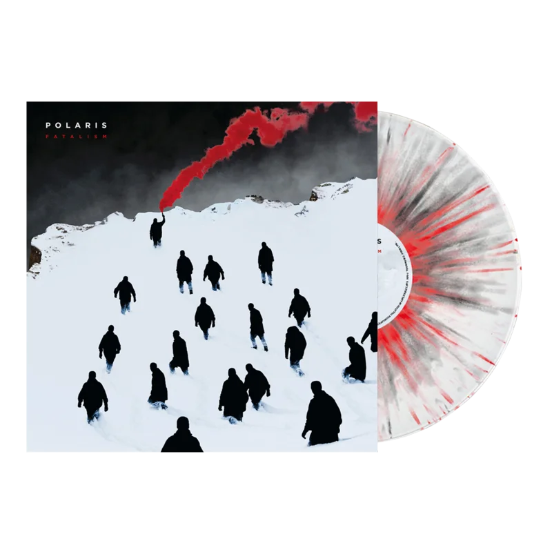 Polaris - 'Fatalism' White w/ Black and Red Splatter Vinyl