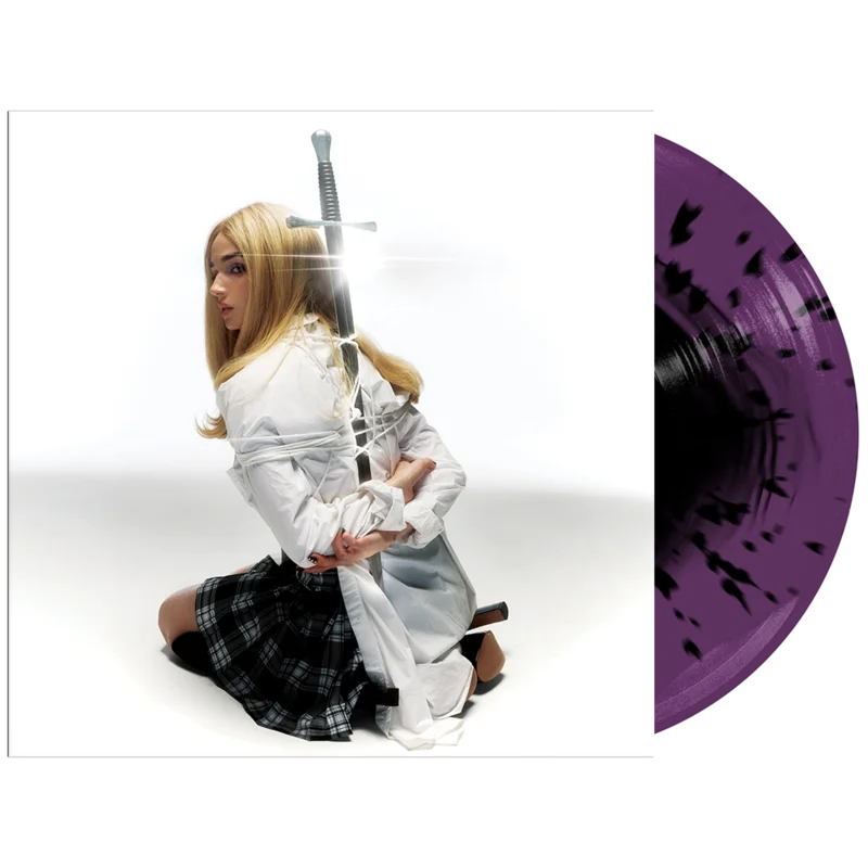 POPPY ZIG LP (Limited Edition  Only 500 Made, Black Inside Transparent Purple w/ Heavy Black Splatter Vinyl)