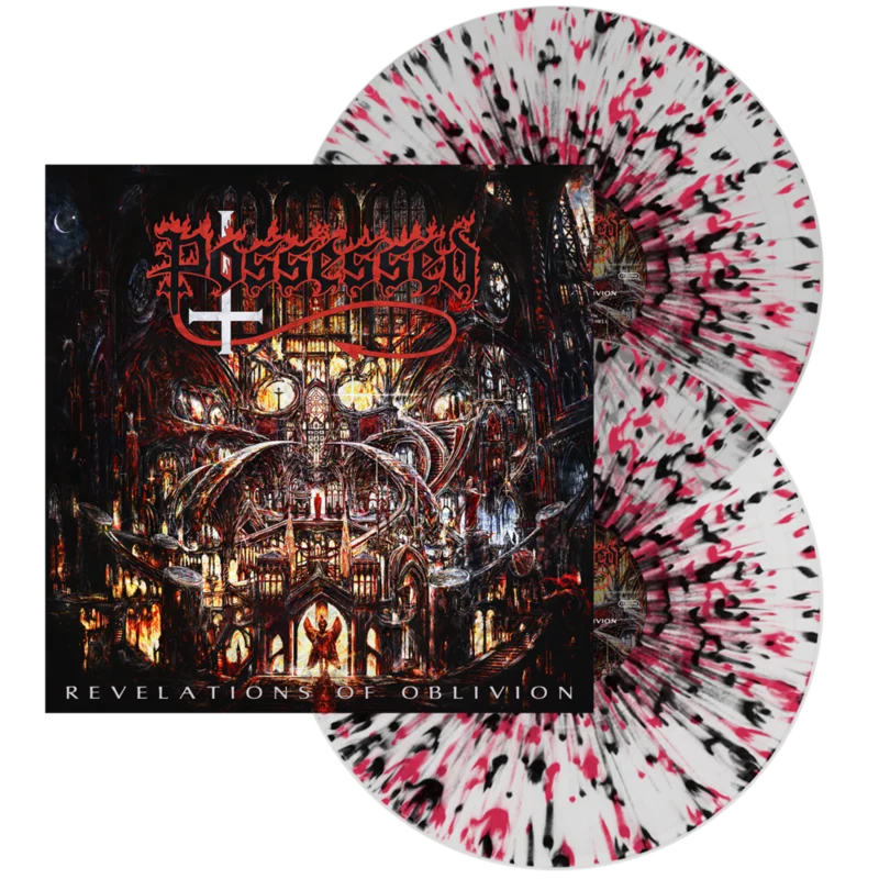POSSESSED 'REVELATIONS OF OBLIVION' 2LP (Clear, Red, & Black Splatter Vinyl)