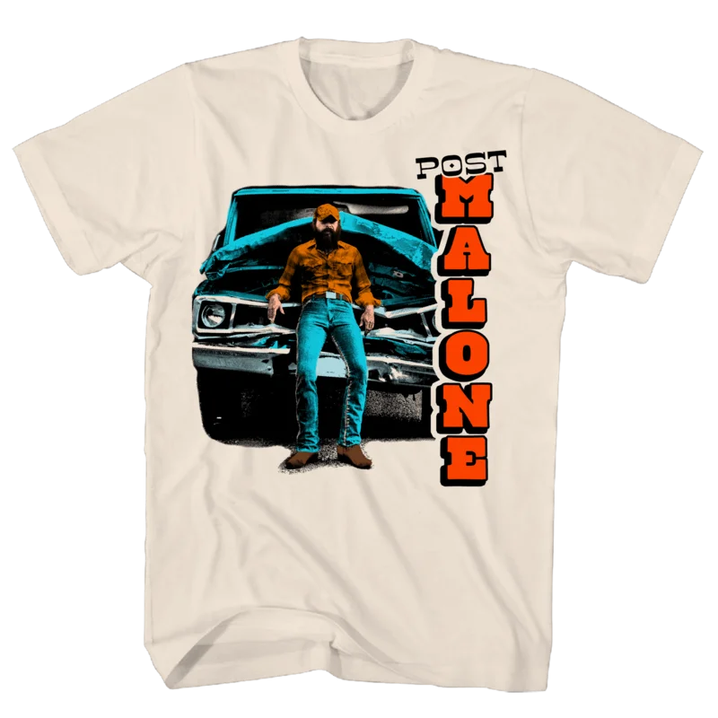 POST MALONE PICK UP TRUCK NATURAL T-SHIRT/S NATURAL