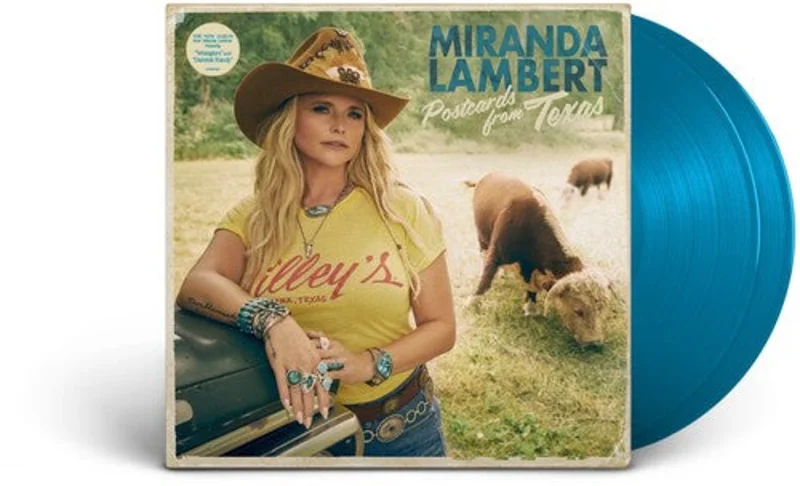 Postcards From Texas  (Parental Advisory Explicit Lyrics, Colored Vinyl, Blue, Postcard)