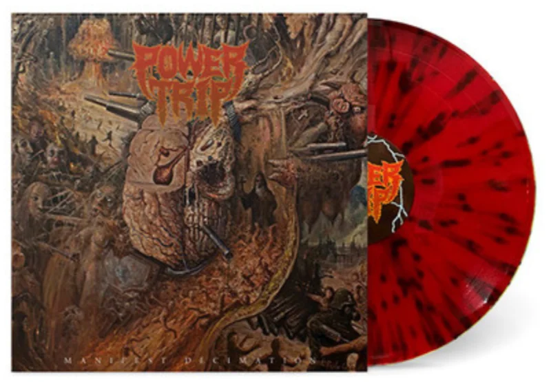 POWER TRIP 'MANIFEST DECIMATION' LP(Red & Brown Splatter Vinyl)