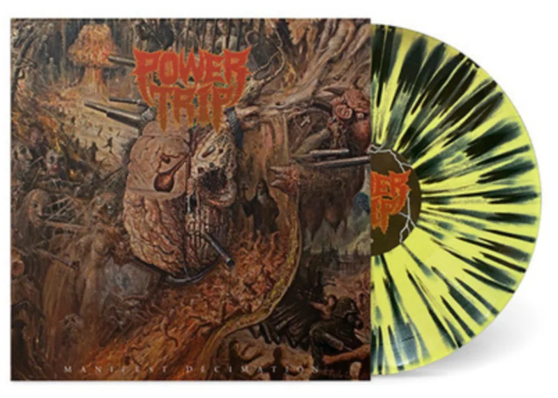 POWER TRIP 'MANIFEST DECIMATION' LP(Yellow & Black Splatter Vinyl)