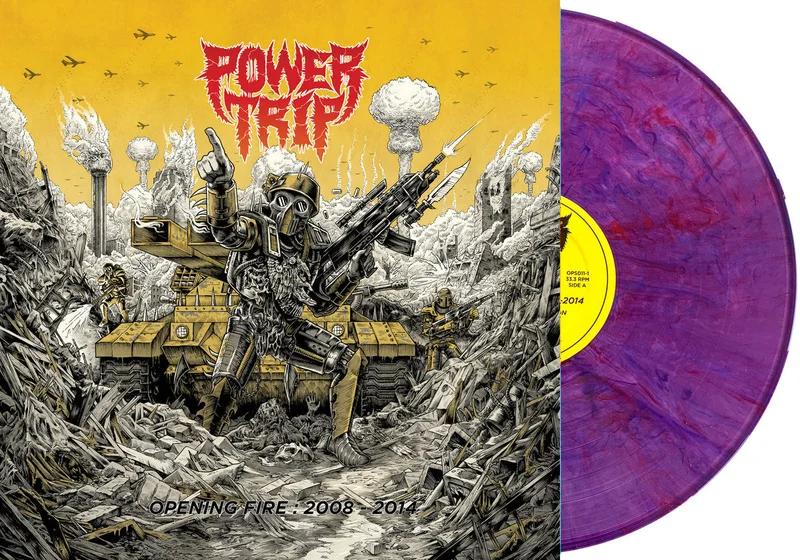 POWER TRIP 'OPENING FIRE 2008-2014' LP (Purple Vein Vinyl)