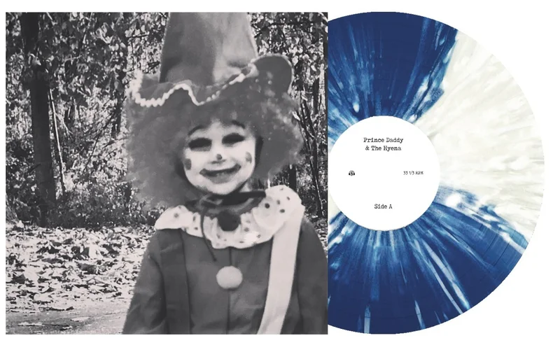 PRINCE DADDY & THE HYENA 'PRINCE DADDY & THE HYENA' LIMITED EDITION ROYAL BLUE & CLEAR QUAD WITH WHITE SPLATTER LP  ONLY 250 MADE