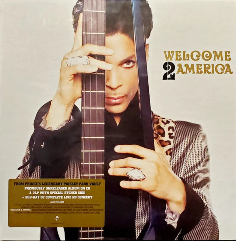 Prince - Welcome 2 America (Dlx + LP, Album + LP, S/Sided, Album, Etch + CD, A) (Near Mint (NM or M-))