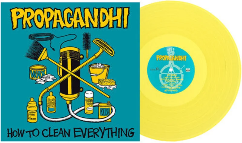 PROPAGANDHI 'HOW TO CLEAN EVERYTHING' LP (Yellow Vinyl)