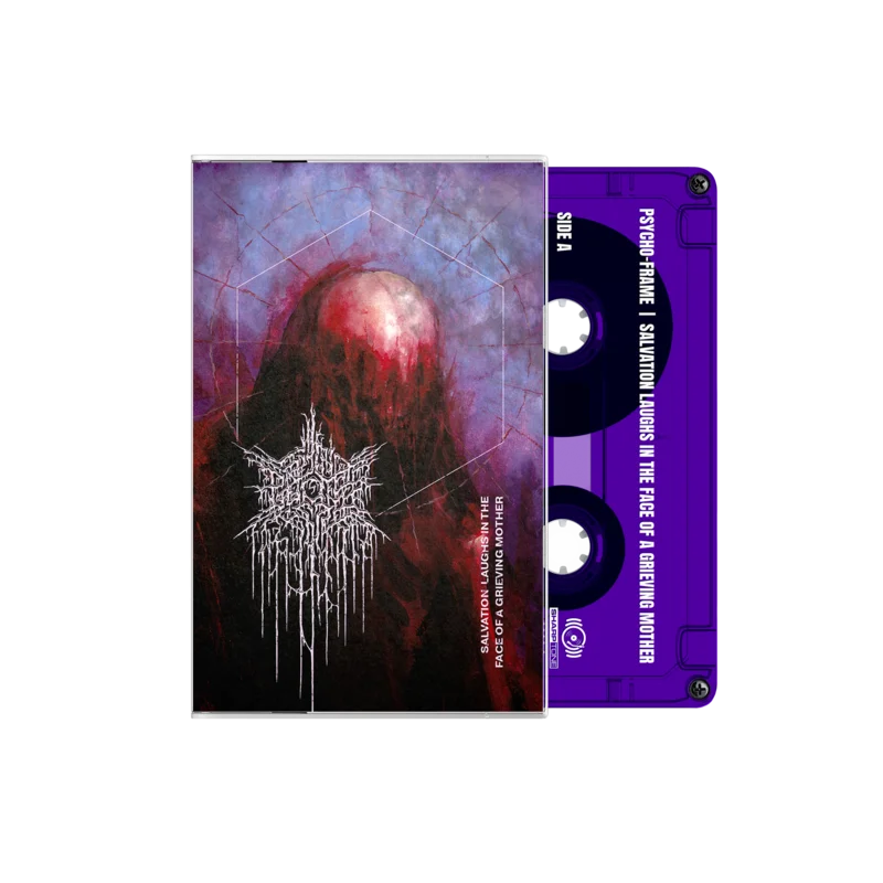 PSYCHO-FRAME - SALVATION LAUGHS IN THE FACE OF A GRIEVING MOTHER Purple Tint Cassette