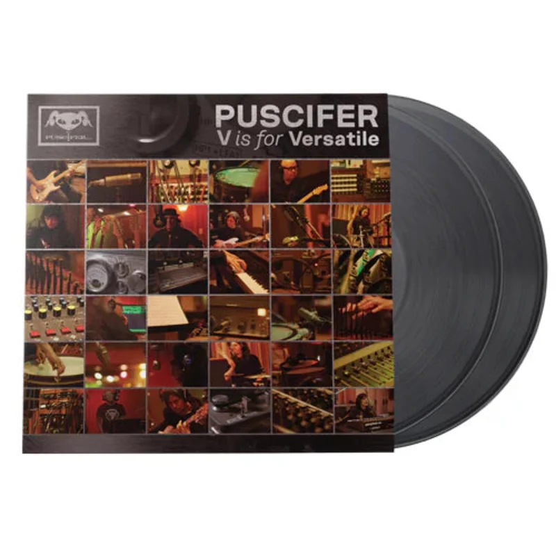 PUSCIFER V IS FOR VERSATILE 2LP (Translucent Black Vinyl)