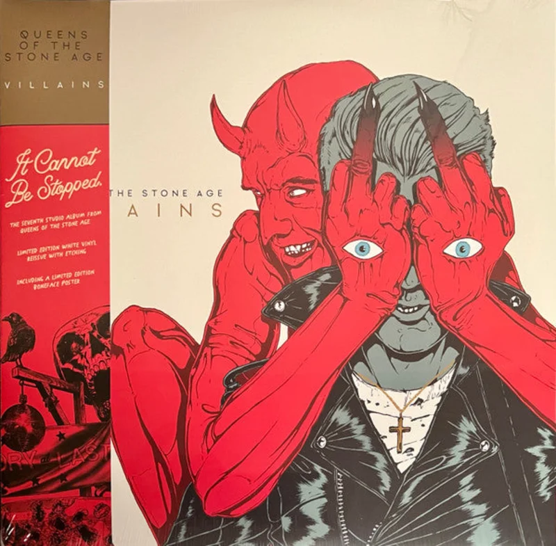 Queens Of The Stone Age - Villains (LP + LP, S/Sided, Etch + Album, Ltd, RE, Whi) (Mint (M))