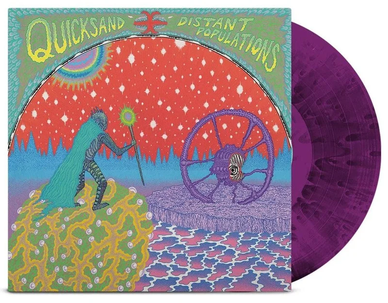 QUICKSAND 'DISTANT POPULATIONS' LP (Purple Cloudy Vinyl)