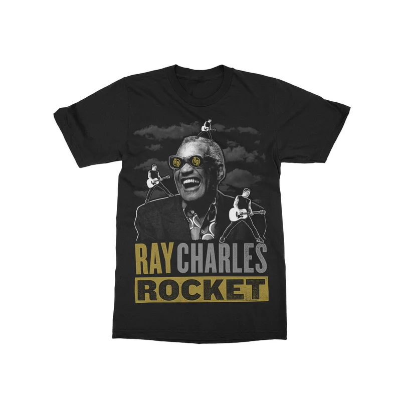 Ray Charles Black T-Shirt
