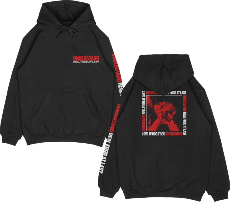 Real Food At Last Black Pullover