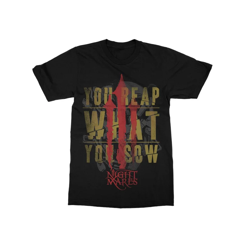 Reap What You Sow Black T-Shirt