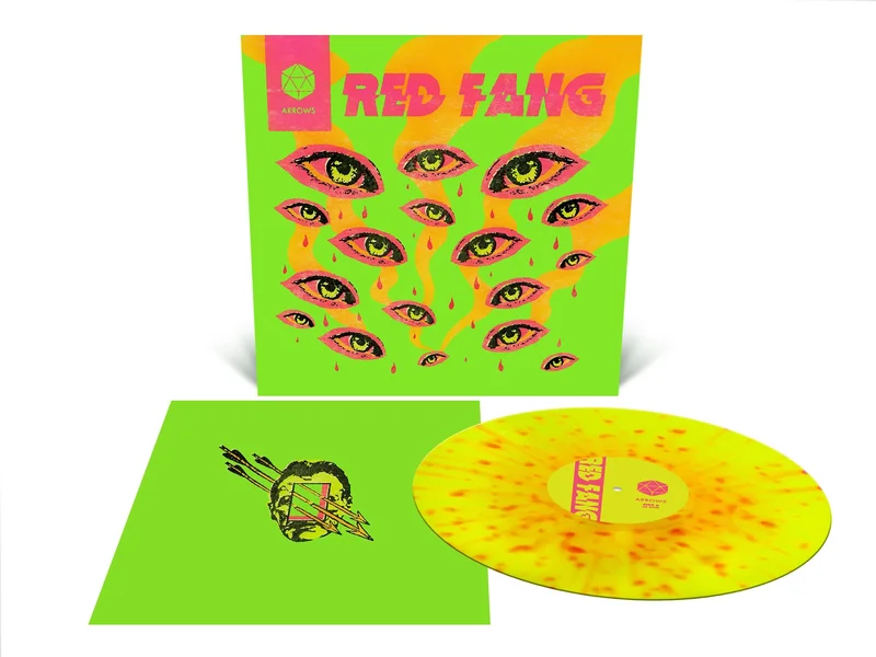 RED FANG ARROWS' LP (Neon Yellow w/Heavy Neon Magenta Splatter Vinyl)