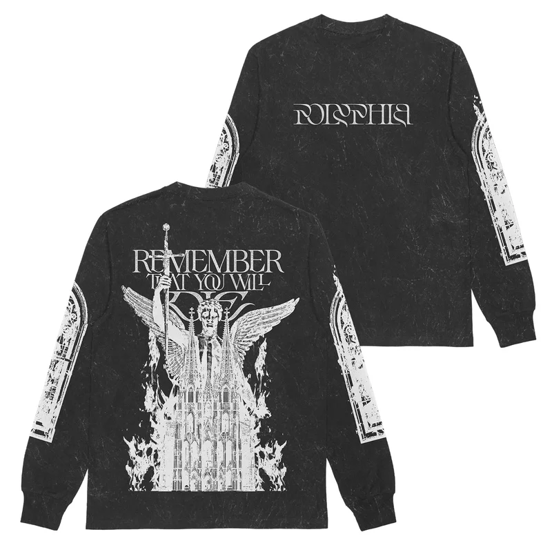 Remember That You Will Die Mineral Wash Long Sleeve