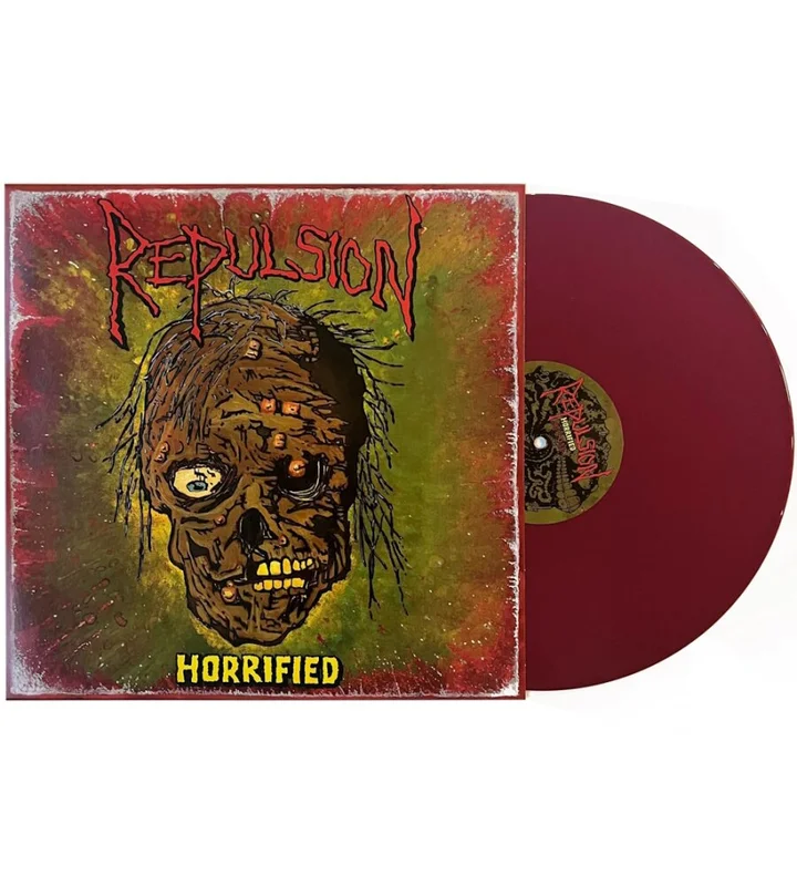 REPULSION 'HORRIFIED' LP (Oxblood Vinyl)