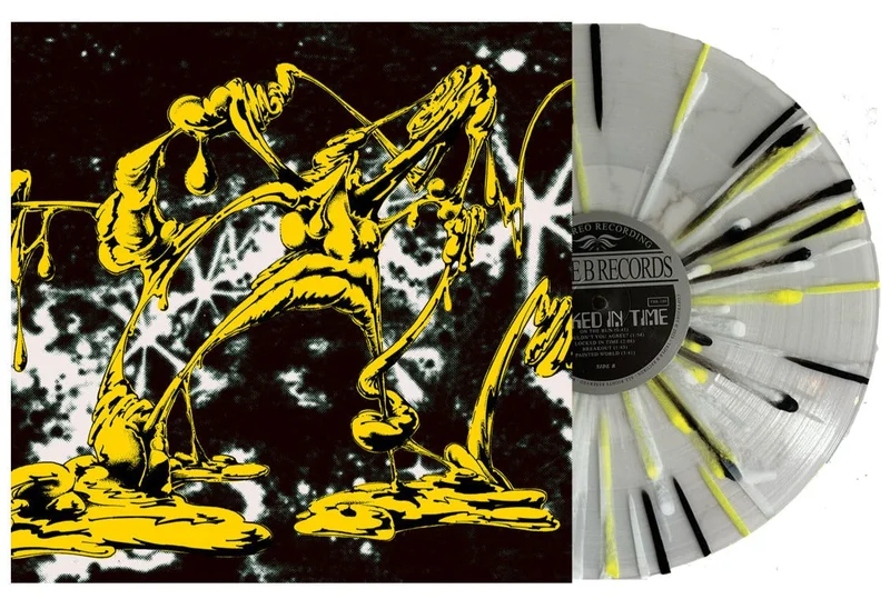 RESTRAINING ORDER LOCKED IN TIME LP (Limited Edition  Only 250 Made, Ultra Clear w/ Canary Yellow, Black, & White Splatter Vinyl)