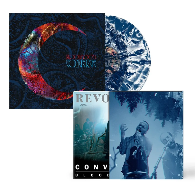 REVOLVER x CONVERGE WINTER 2021 ISSUE HAND-NUMBERED SLIPCASE W/ 'BLOODMOON' CLEAR NAVY CLOUDY 2LP - ONLY 200 AVAILABLE