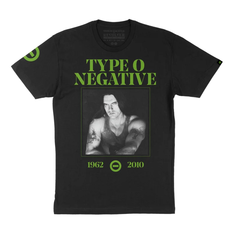 REVOLVER x TYPE O NEGATIVE PETER STEELE TRIBUTE LIMITED-EDITION NUMBERED T-SHIRT