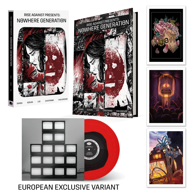 RISE AGAINST PRESENTS: NOWHERE GENERATION DELUXE EDITION BOOK WITH VINYL