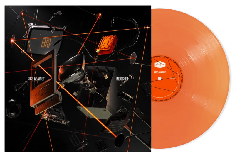 RISE AGAINST 'RICOCHET' LP (Limited Edition  Only 500 Made, Translucent Orange Crush Vinyl)