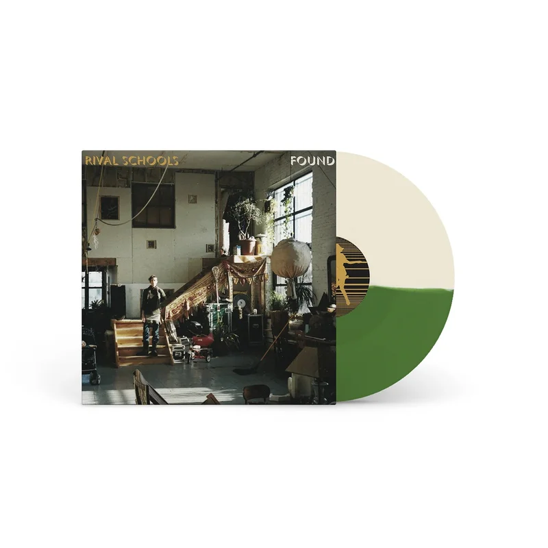 RIVAL SCHOOLS FOUND LP (Olive & Cream Halves Vinyl)