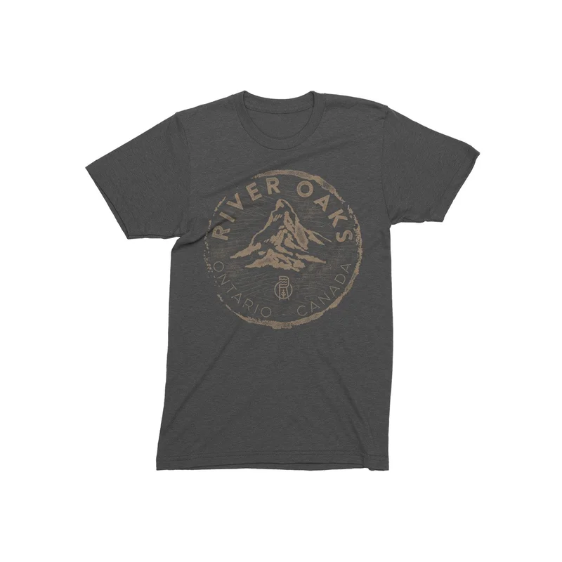 River Oaks Mountains Heather Grey T-Shirt