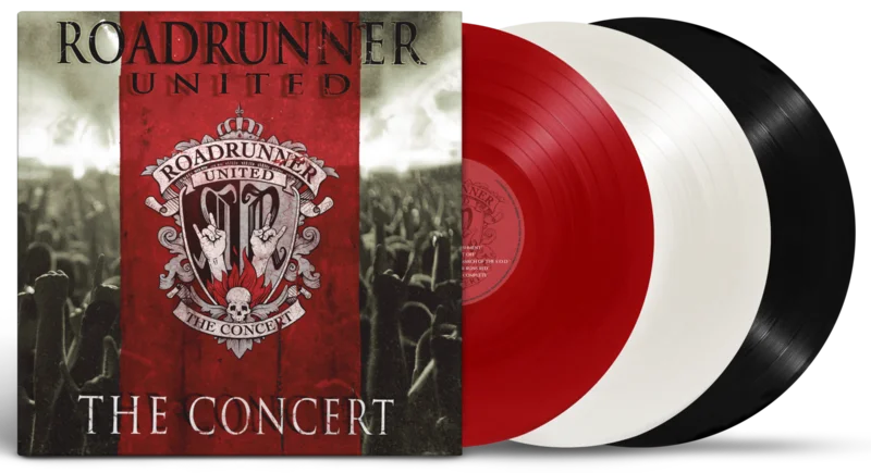 ROADRUNNER UNITED THE CONCERT 3LP (Tri-Color Vinyl, Members of Slipknot, Trivium, Hatebreed, Sepultura, Killswitch, Deicide, more)