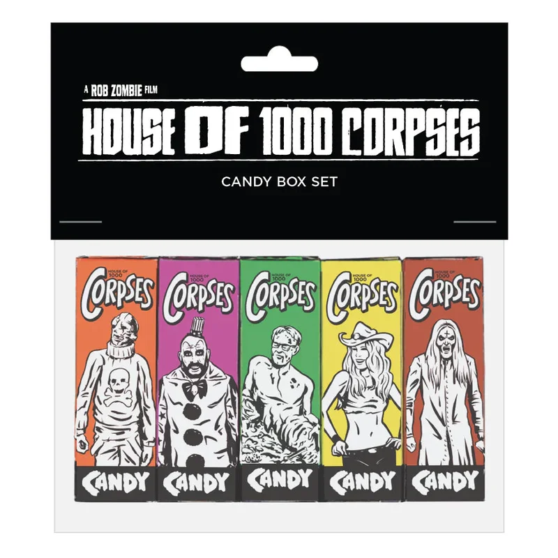 ROB ZOMBIE HOUSE OF 1000 CORPSES RETRO-STYLE CANDY BOX SET