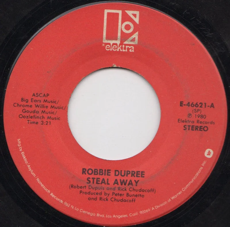 Robbie Dupree - Steal Away (7", Single, SP ) (Very Good Plus (VG+))