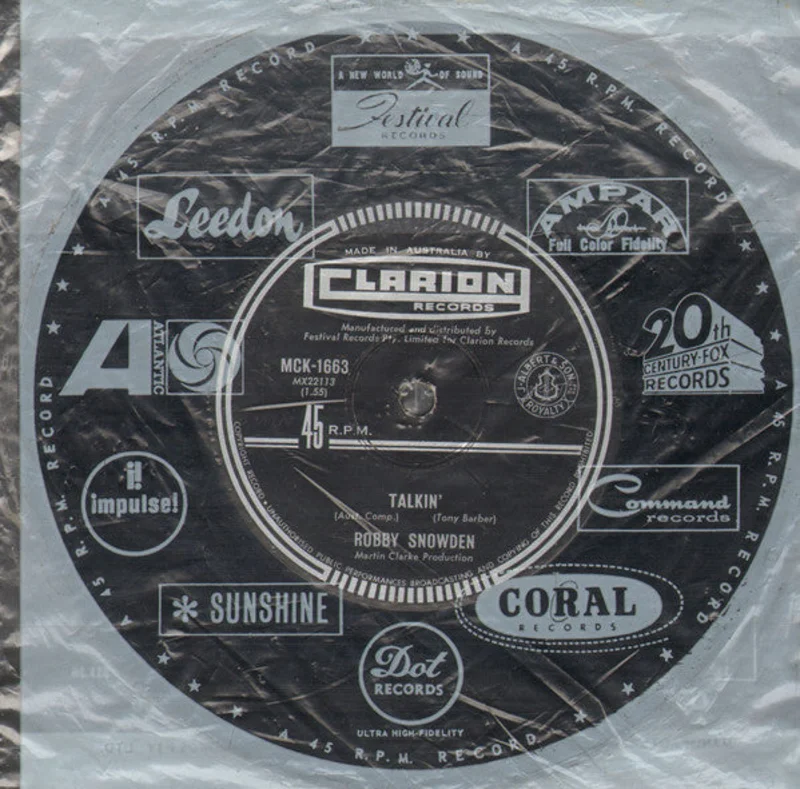 Robby Snowden - Talkin' (7") (Very Good (VG))