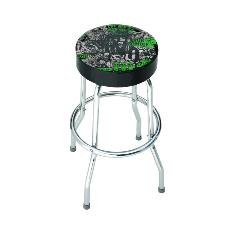 ROCKSAX ROB ZOMBIE BAR STOOL - MAD MAD WORLD