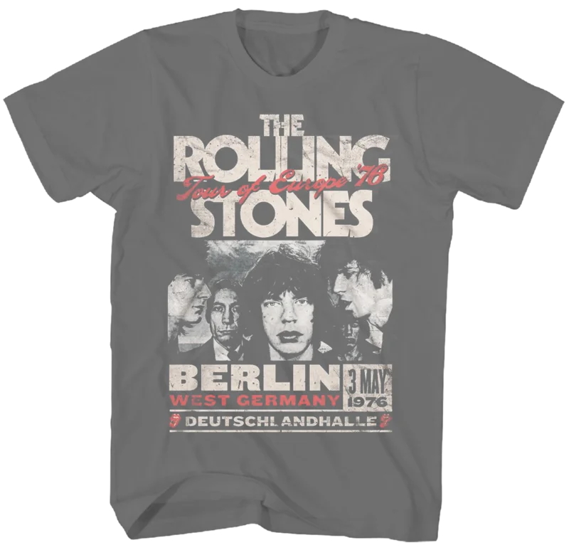 ROLLING STONES EUROPE 1976 black