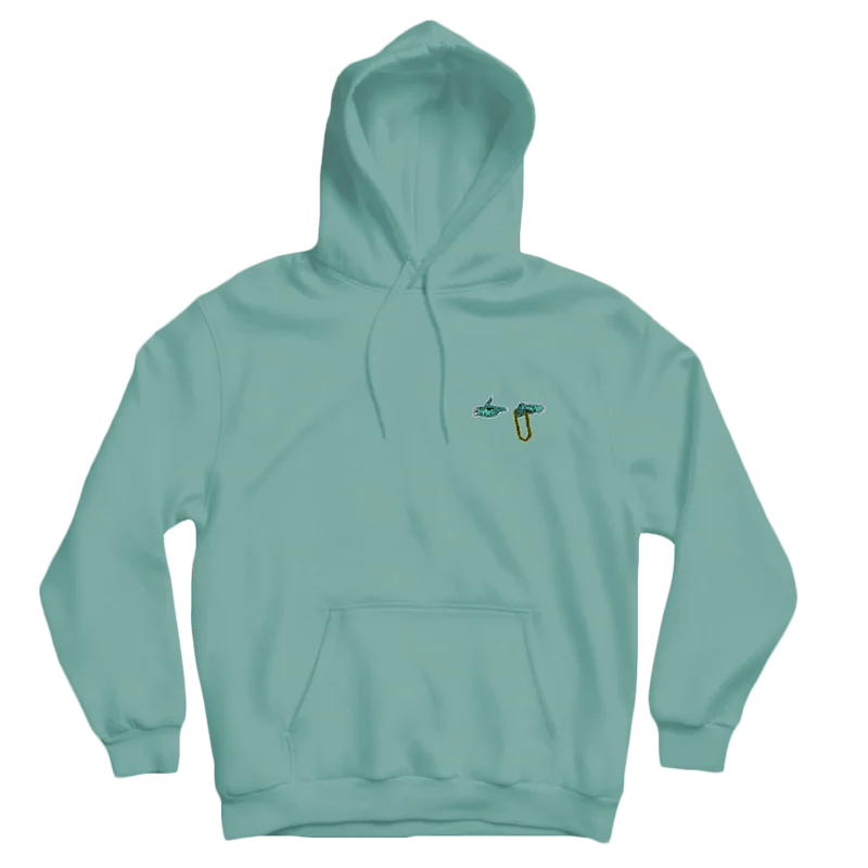 RTJ1 EMBROIDERED HOODIE TEAL