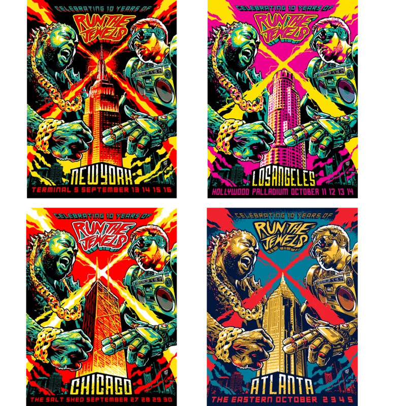 RTJX POSTER BUNDLE