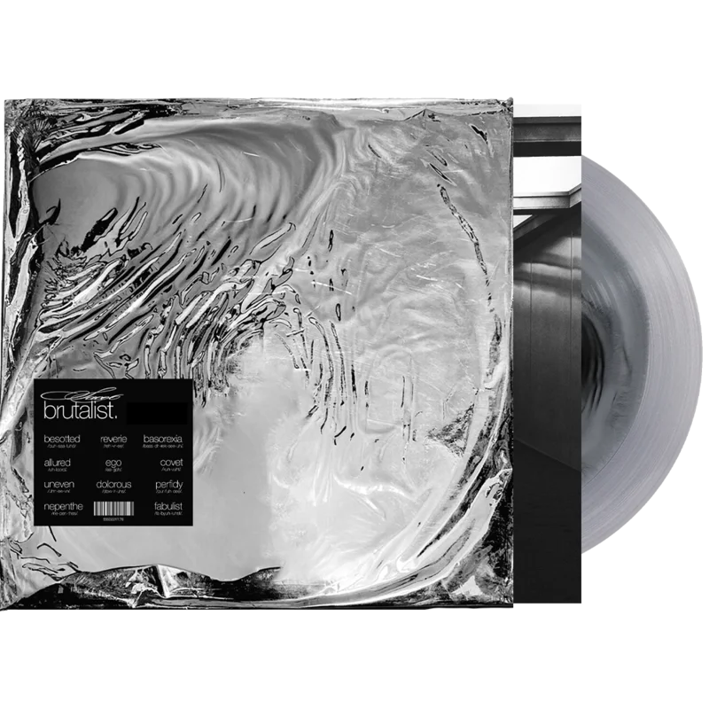 SACE6 BRUTALIST LP (Exclusive  Limited to 100, Black in Silver in Cloudy Clear Vinyl)