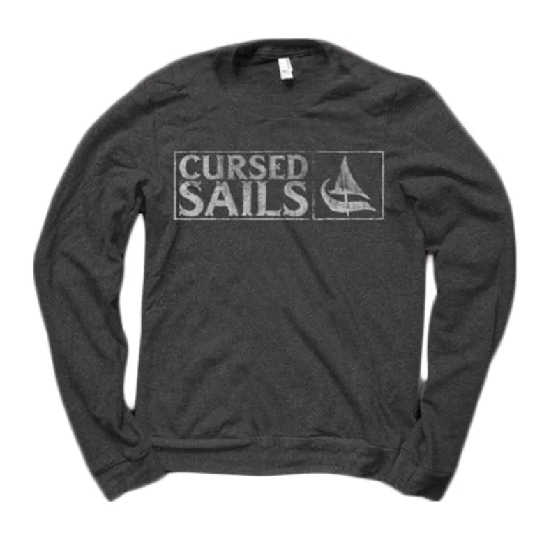 Sail Boat Charcoal Long Sleeve Shirt