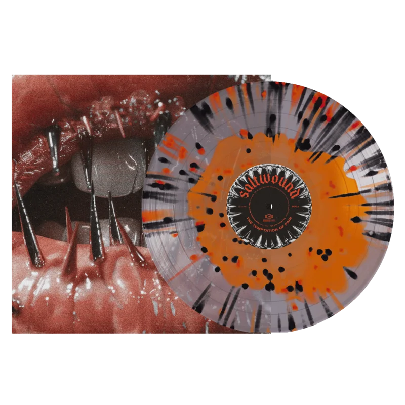Saltwound - The Temptation of Pain Splatter Vinyl
