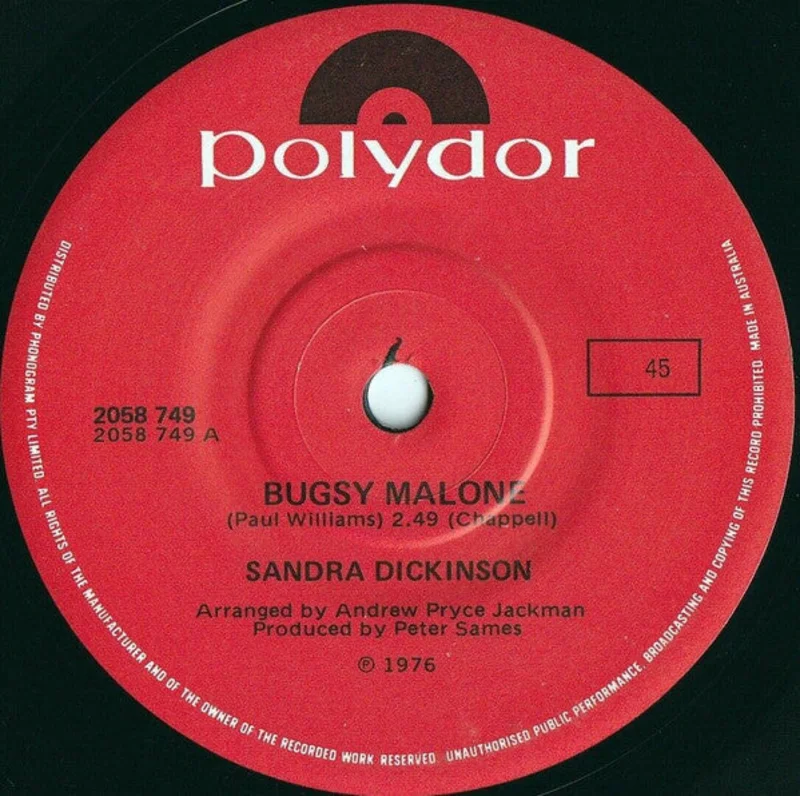 Sandra Dickinson - Bugsy Malone (7", Single) (Very Good Plus (VG+))