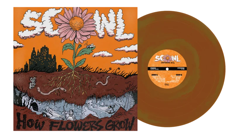 SCOWL HOW FLOWERS GROW LIMITED EDITION COPPER SWIRL LP - ONLY 300 MADE